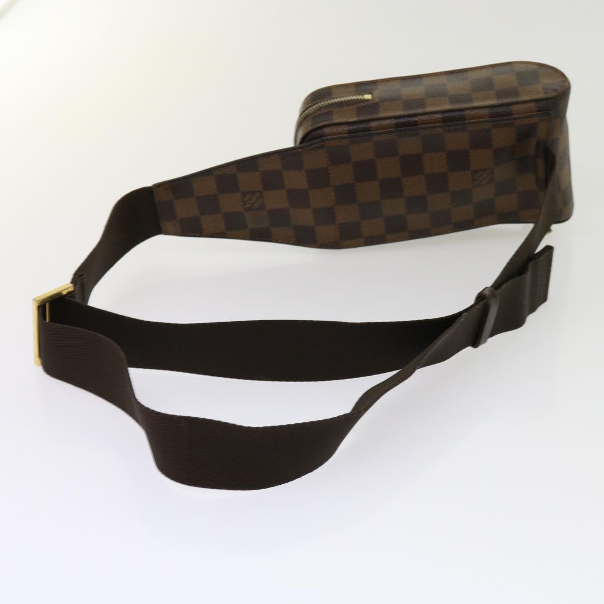 LOUIS VUITTON Damier Ebene Geronimos Shoulder Bag N51994 LV Auth bs11052