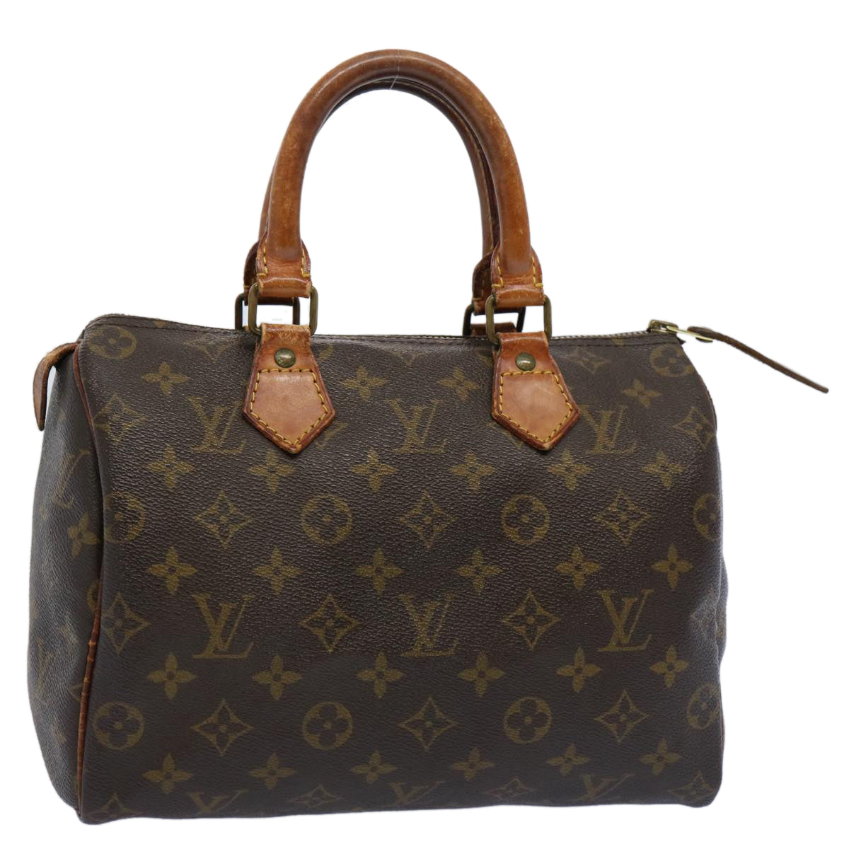 LOUIS VUITTON Monogram Speedy 25 Hand Bag M41528 LV Auth bs11056