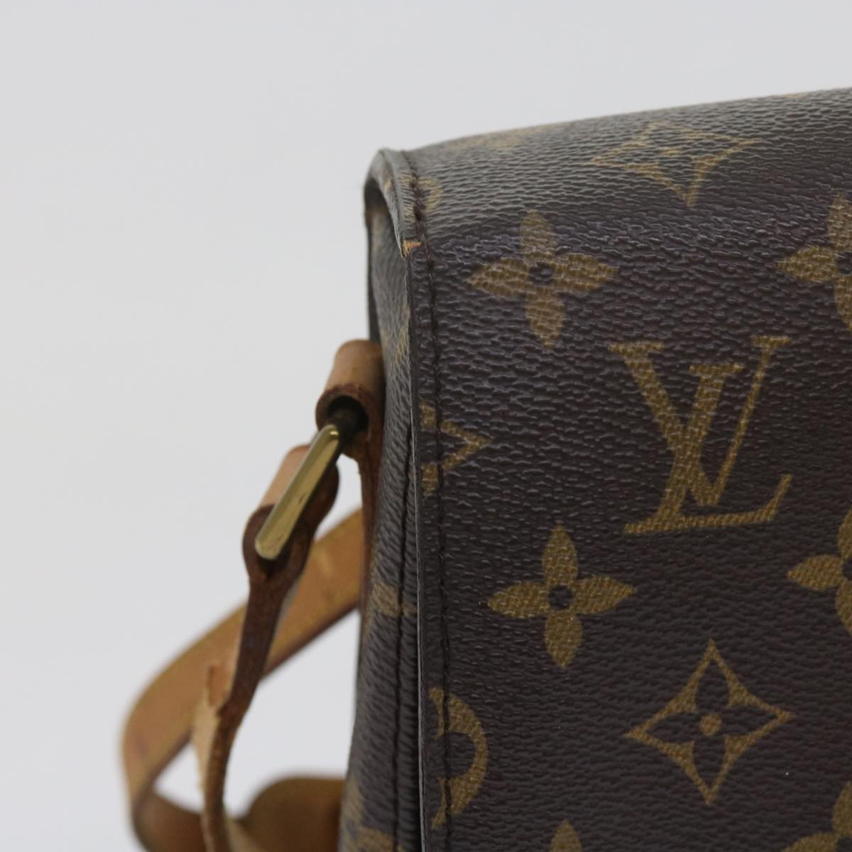 LOUIS VUITTON Monogram Saint Cloud GM Shoulder Bag M51242 LV Auth bs11060