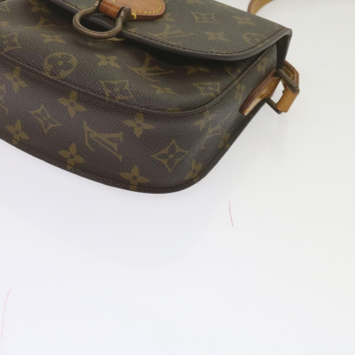 LOUIS VUITTON Monogram Saint Cloud PM Shoulder Bag Vintage M51244 Auth bs11061