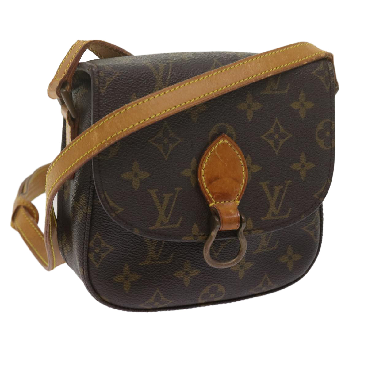 LOUIS VUITTON Monogram Saint Cloud PM Shoulder Bag Vintage M51244 Auth bs11061