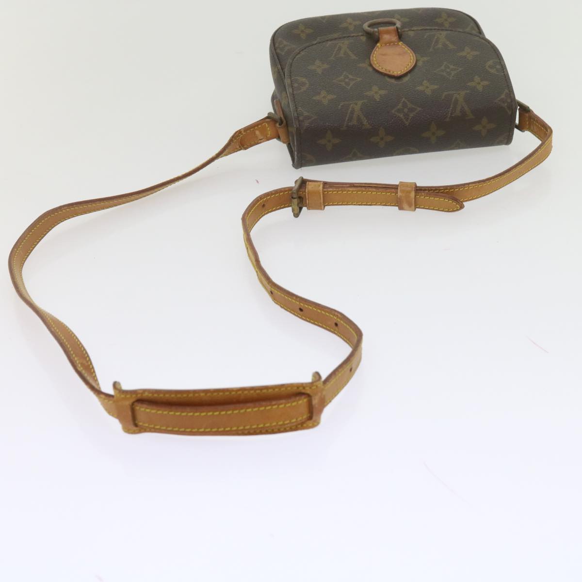 LOUIS VUITTON Monogram Saint Cloud PM Shoulder Bag Vintage M51244 Auth bs11061