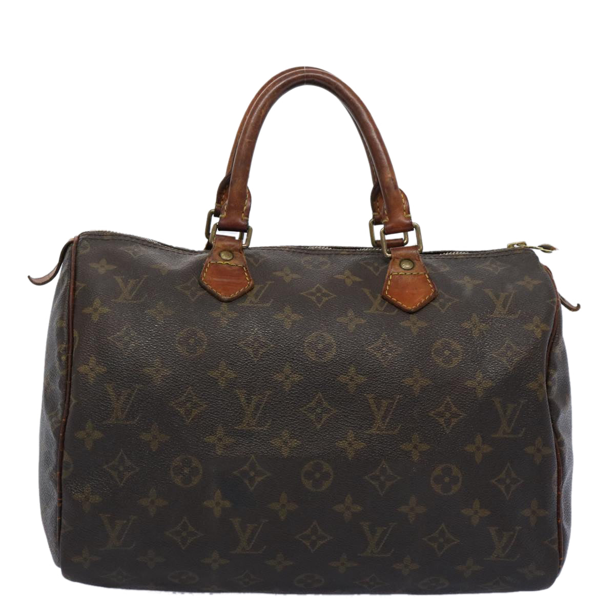 LOUIS VUITTON Monogram Speedy 30 Hand Bag M41526 LV Auth bs11064