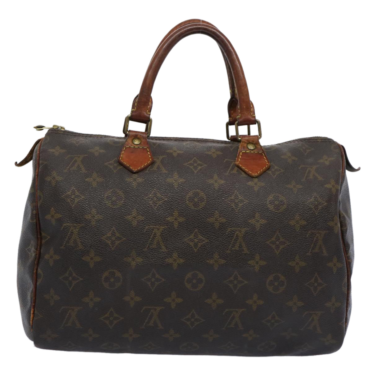 LOUIS VUITTON Monogram Speedy 30 Hand Bag M41526 LV Auth bs11064