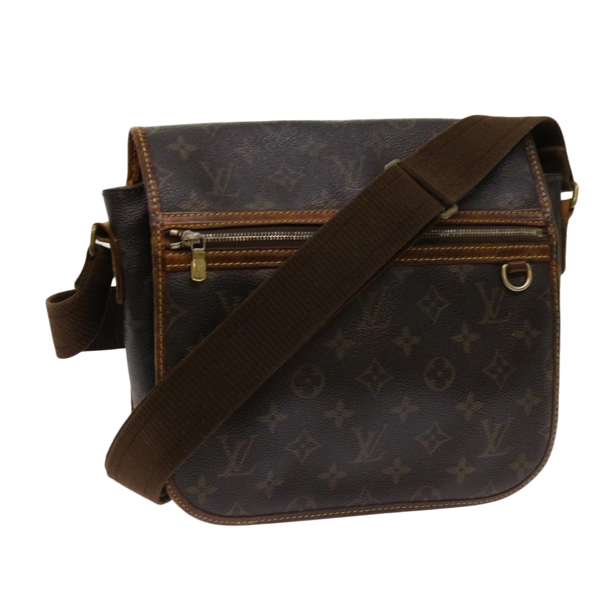 LOUIS VUITTON Monogram Messenger Bosphore PM Shoulder Bag M40106 LV Auth bs11066