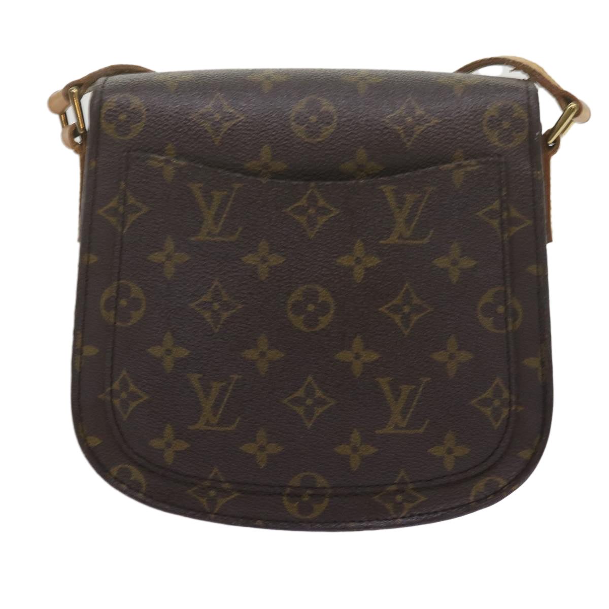 LOUIS VUITTON Monogram Saint Cloud MM Shoulder Bag M51243 LV Auth bs11069