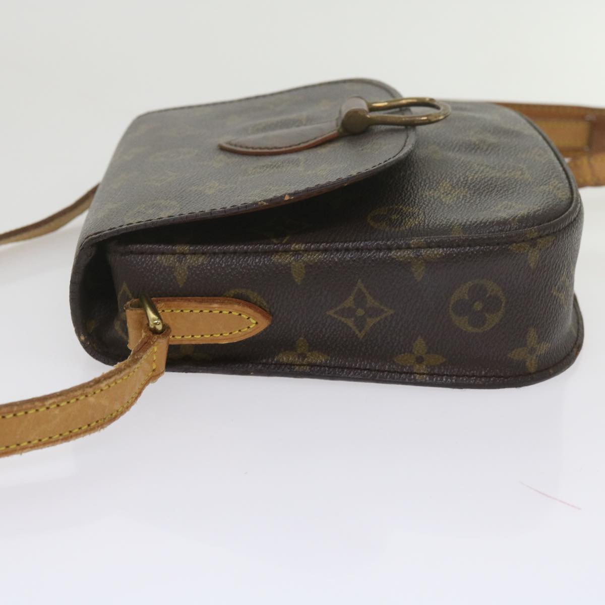 LOUIS VUITTON Monogram Saint Cloud MM Shoulder Bag M51243 LV Auth bs11069