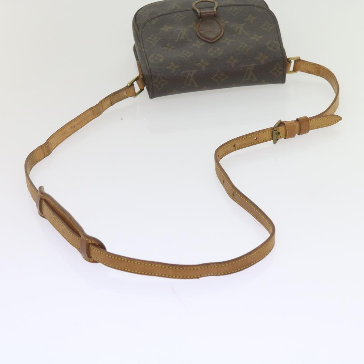 LOUIS VUITTON Monogram Saint Cloud MM Shoulder Bag M51243 LV Auth bs11069