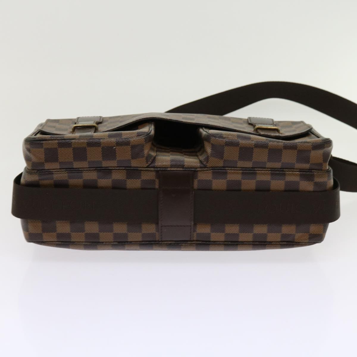 LOUIS VUITTON Damier Ebene Broadway Shoulder Bag N42270 LV Auth bs11070