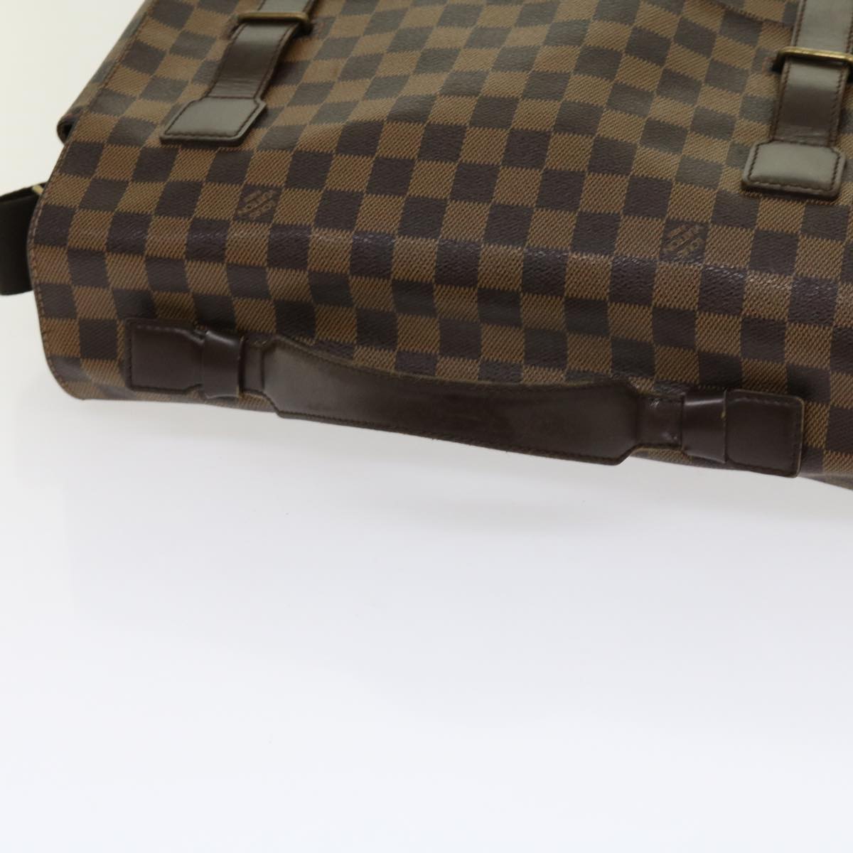 LOUIS VUITTON Damier Ebene Broadway Shoulder Bag N42270 LV Auth bs11070