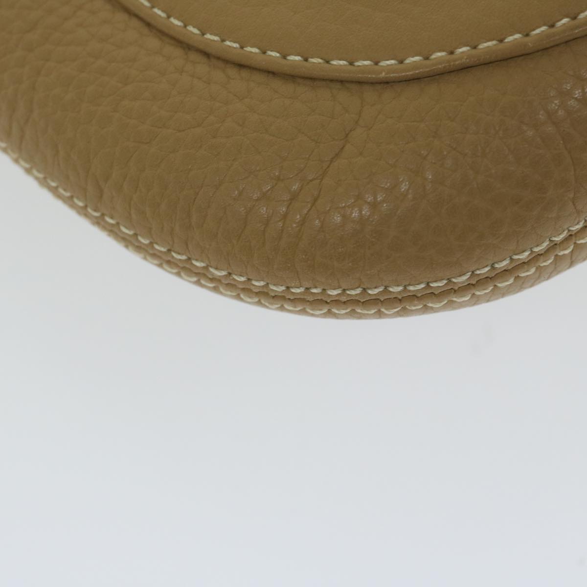 MCM Shoulder Bag Leather Brown Auth bs11078