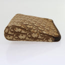 Christian Dior Trotter Canvas Pouch 2Set Brown Beige Auth bs11092-4