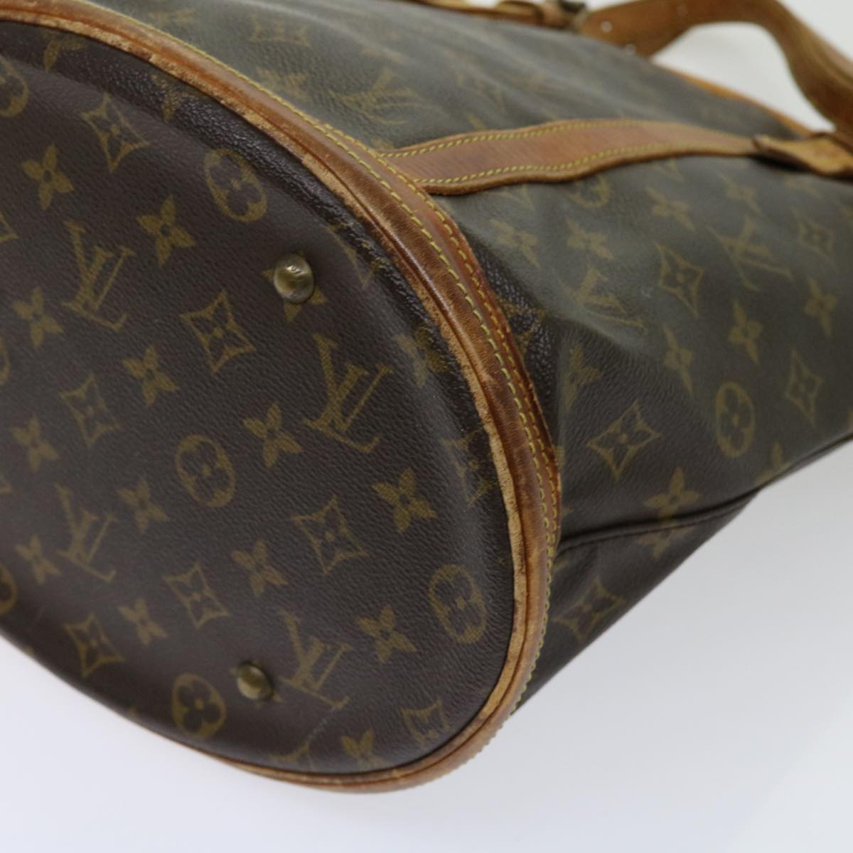 LOUIS VUITTON Monogram Bucket GM Shoulder Bag M42236 LV Auth bs11119