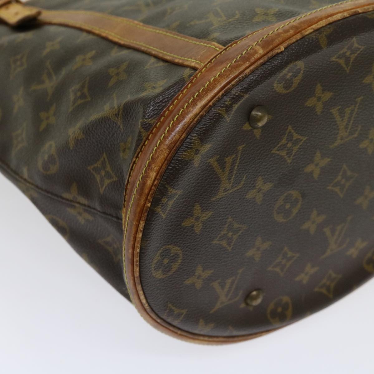 LOUIS VUITTON Monogram Bucket GM Shoulder Bag M42236 LV Auth bs11119