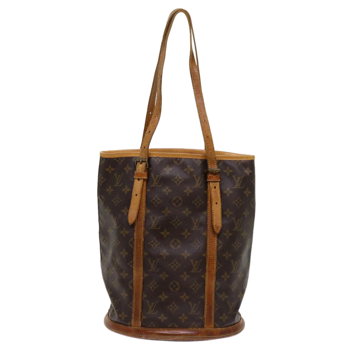 LOUIS VUITTON Monogram Bucket GM Shoulder Bag M42236 LV Auth bs11119