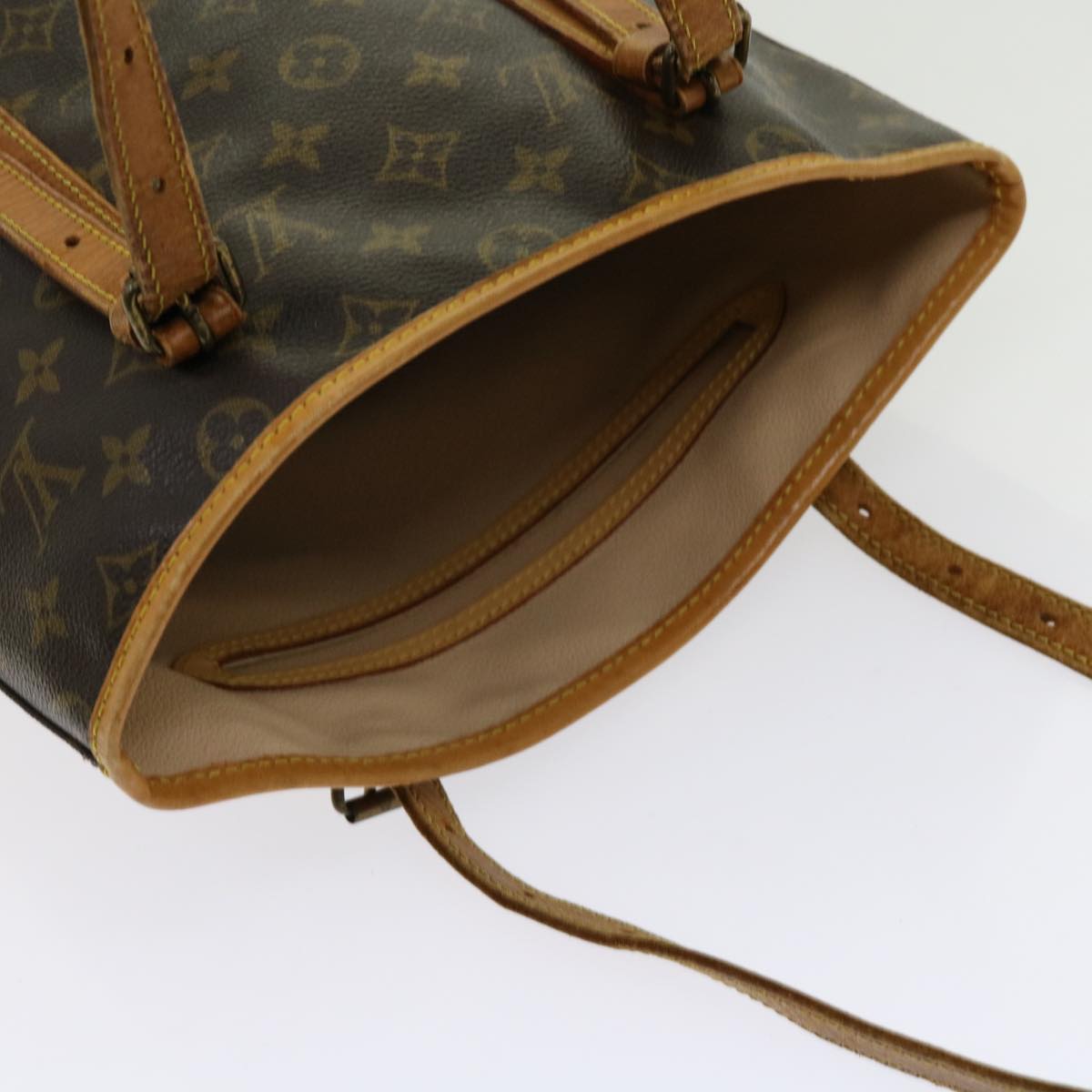 LOUIS VUITTON Monogram Bucket GM Shoulder Bag M42236 LV Auth bs11119