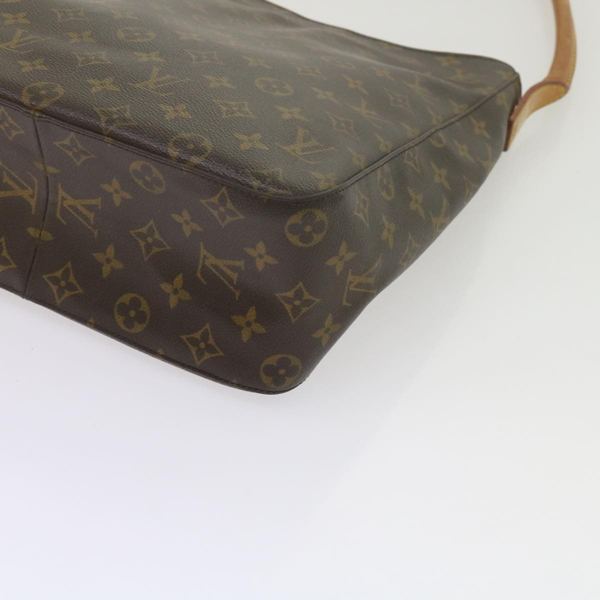 LOUIS VUITTON Monogram Looping GM Shoulder Bag M51145 LV Auth bs11120