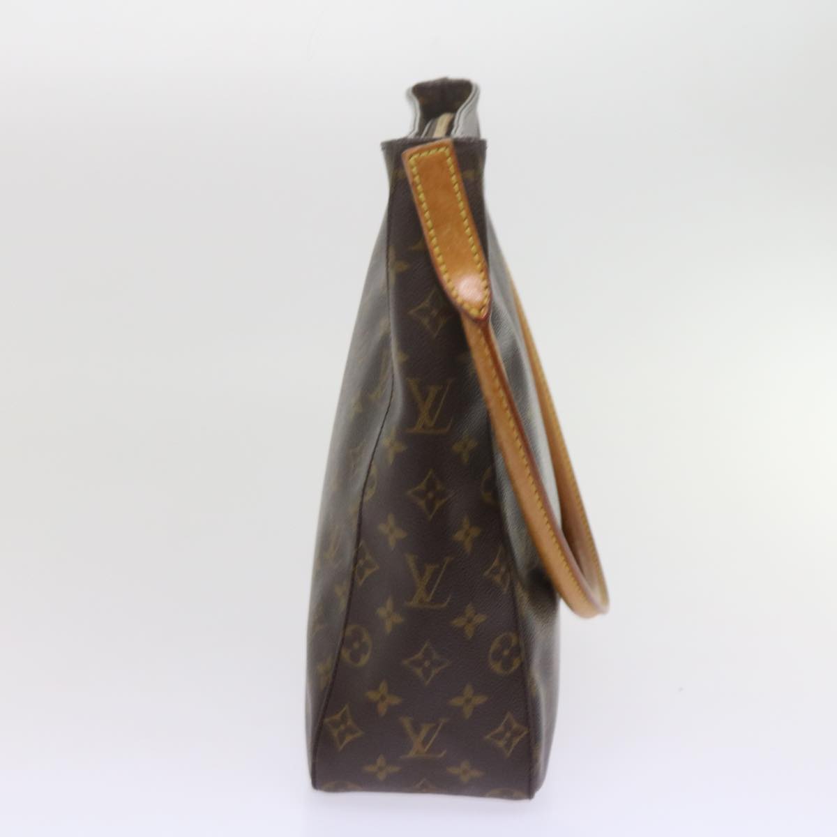 LOUIS VUITTON Monogram Looping GM Shoulder Bag M51145 LV Auth bs11120