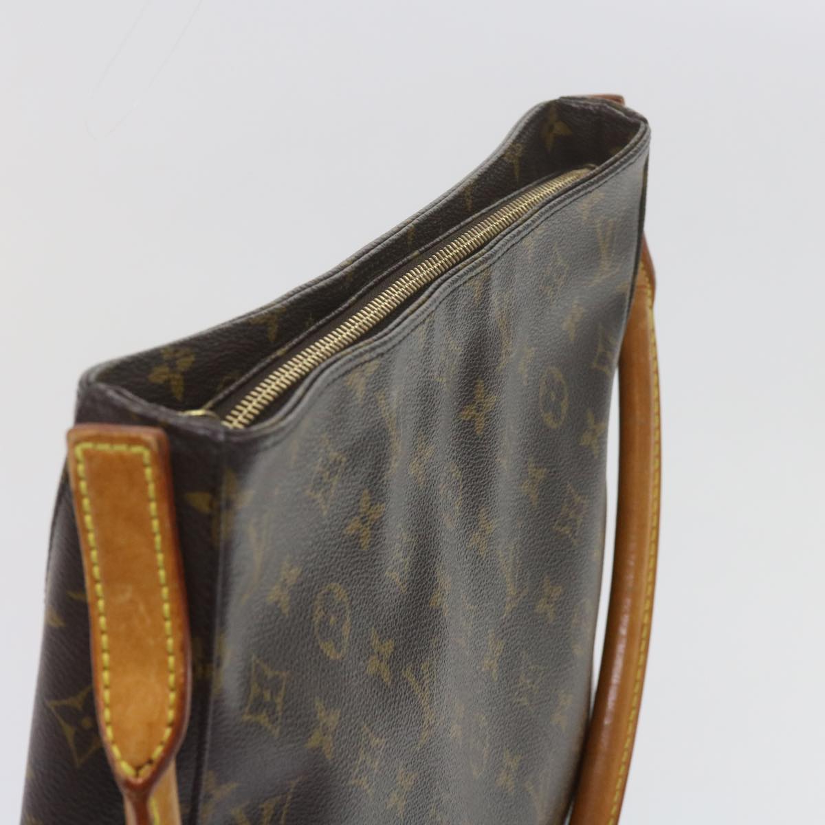 LOUIS VUITTON Monogram Looping GM Shoulder Bag M51145 LV Auth bs11120