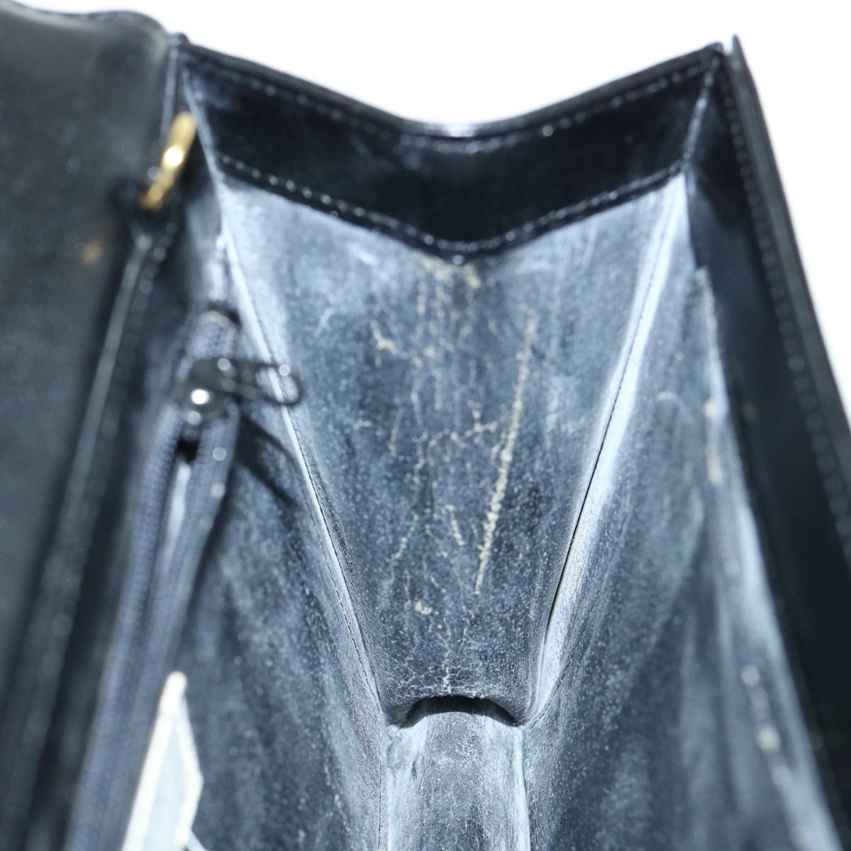 GIVENCHY Shoulder Bag Leather Black Auth bs11130