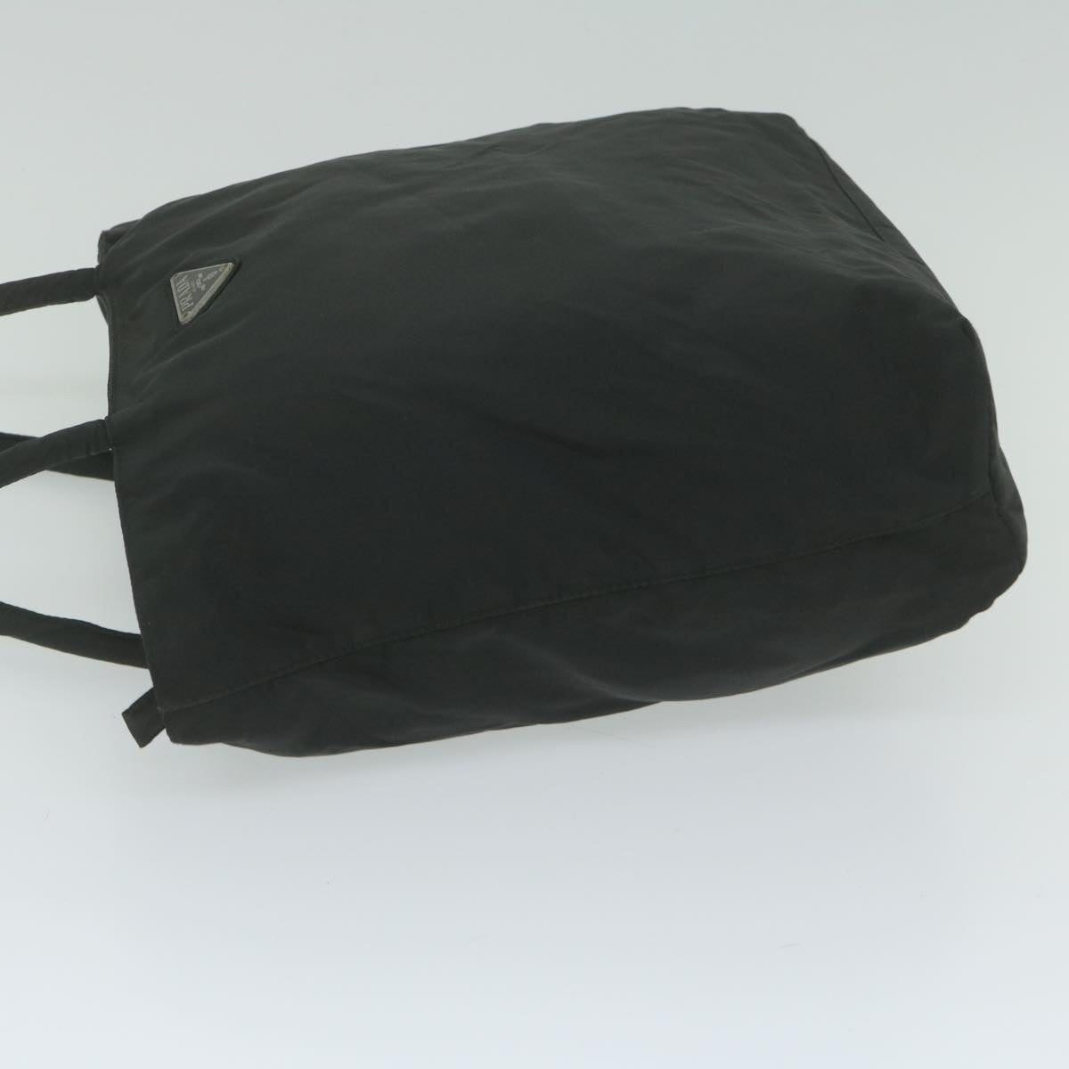 PRADA Hand Bag Nylon Black Auth bs11136