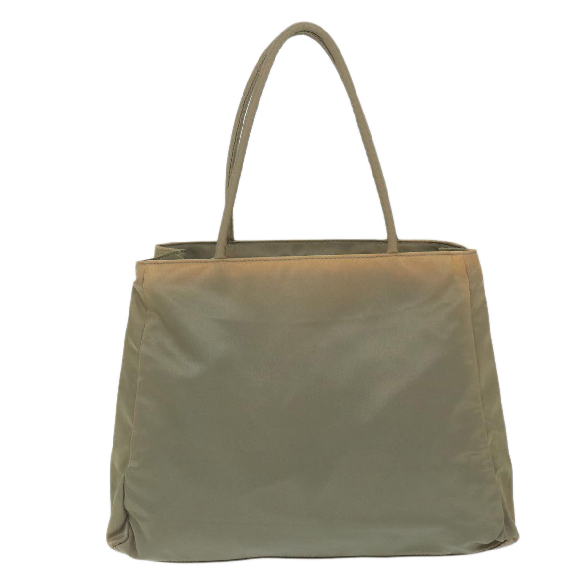 PRADA Shoulder Bag Nylon Khaki Auth bs11158