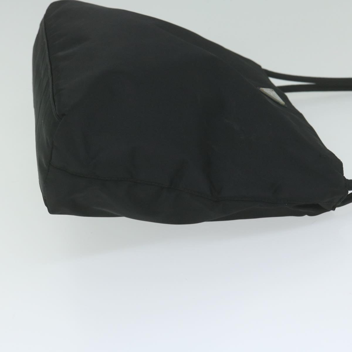 PRADA Shoulder Bag Nylon Black Auth bs11159