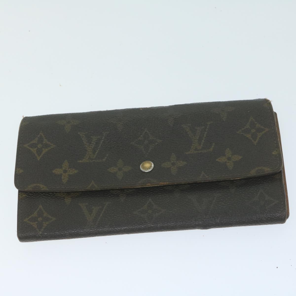 LOUIS VUITTON Monogram Wallet 10set LV Auth bs11163