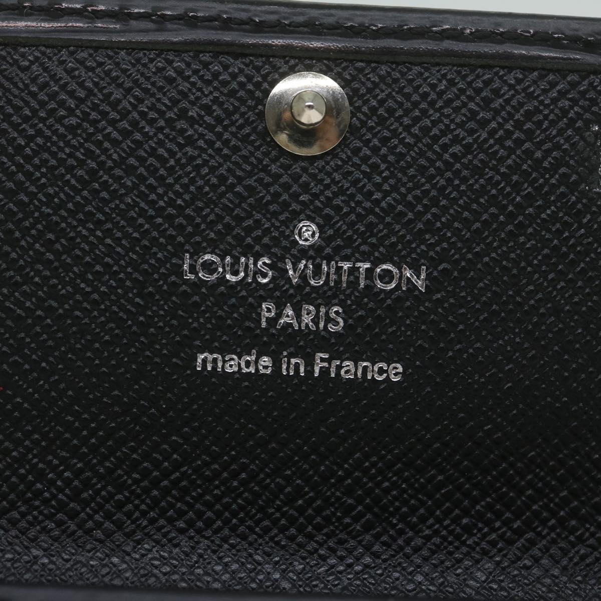 LOUIS VUITTON Epi Multicles 4 Key Case Noir M63822 LV Auth bs11165