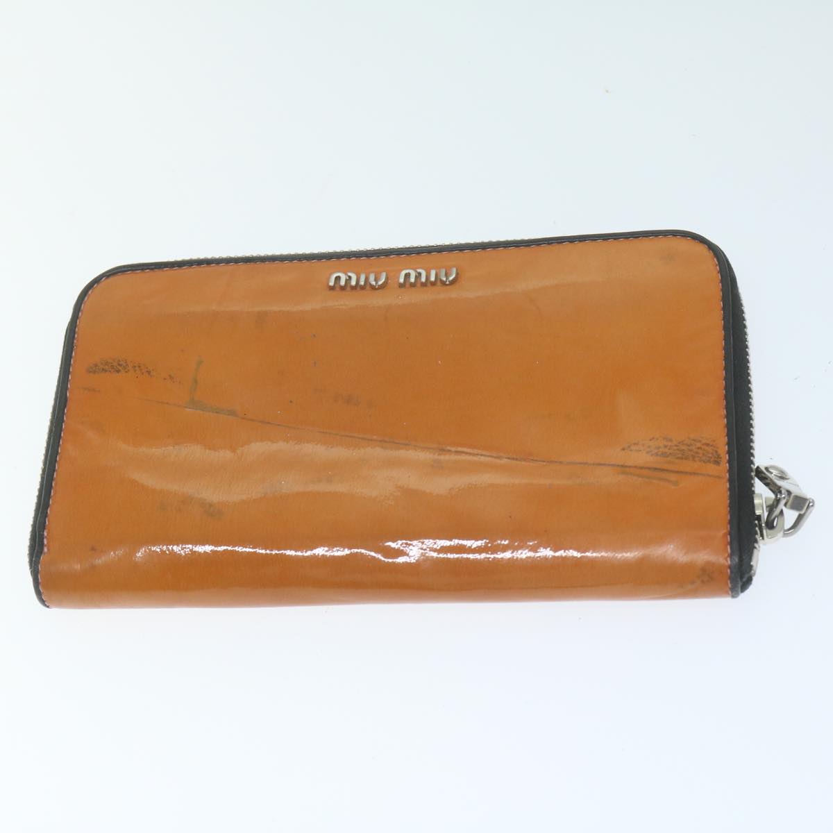 Miu Miu Wallet Leather 6Set Pink Yellow gray Auth bs11210 - 0