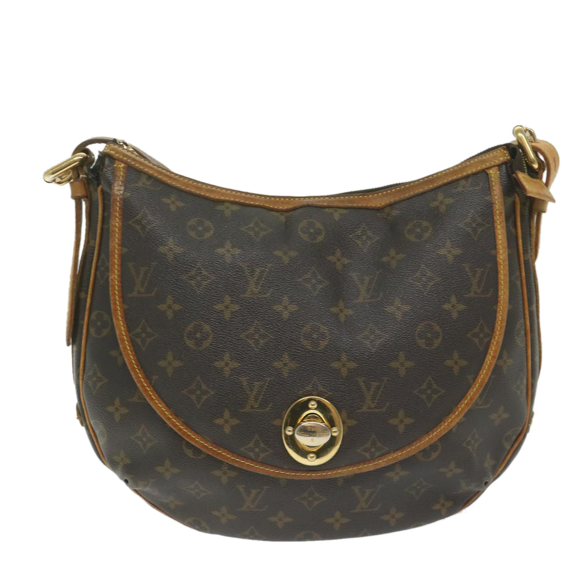 LOUIS VUITTON Monogram Tolum GM Shoulder Bag M40075 LV Auth bs11245