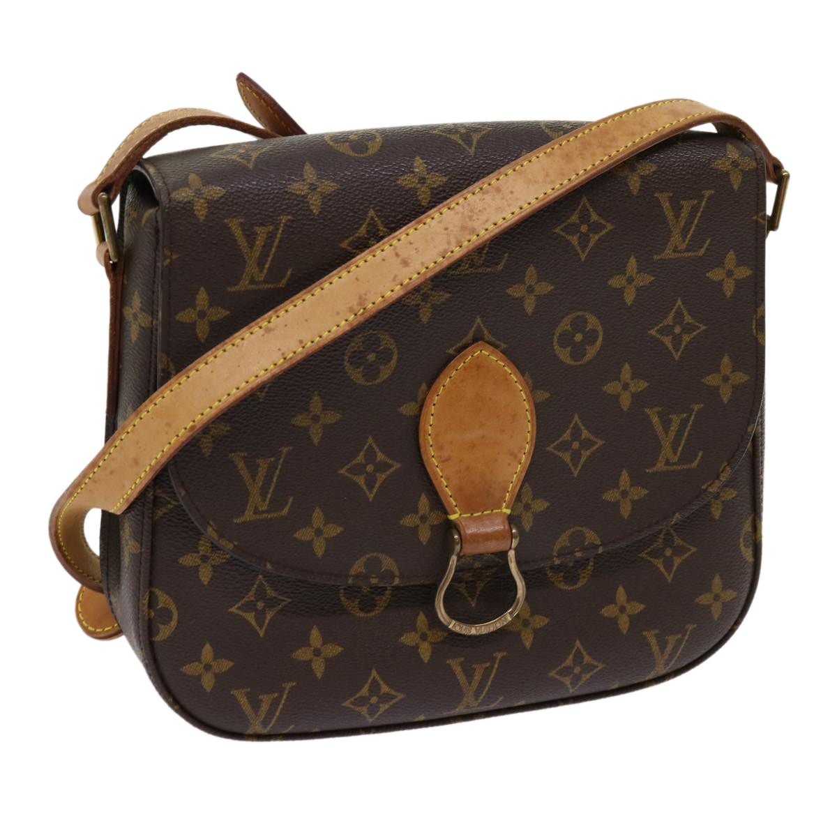 LOUIS VUITTON Monogram Saint Cloud GM Shoulder Bag M51242 LV Auth bs11251