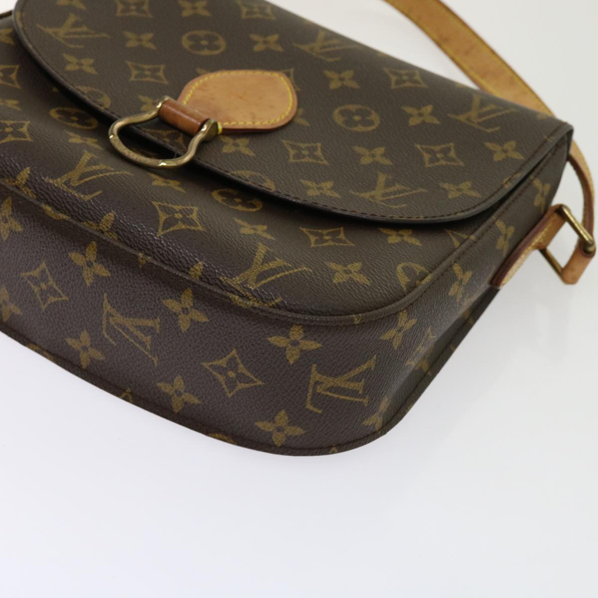 LOUIS VUITTON Monogram Saint Cloud GM Shoulder Bag M51242 LV Auth bs11251