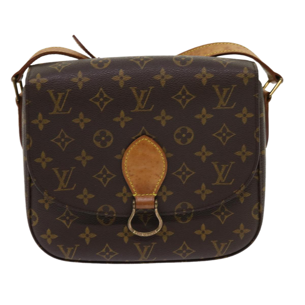 LOUIS VUITTON Monogram Saint Cloud GM Shoulder Bag M51242 LV Auth bs11251