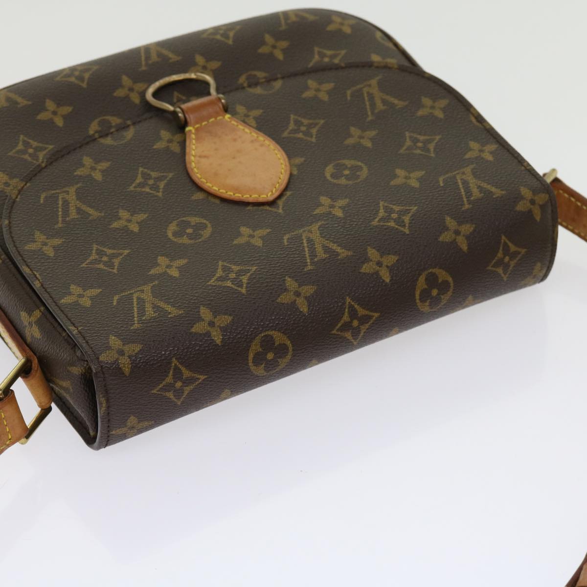 LOUIS VUITTON Monogram Saint Cloud GM Shoulder Bag M51242 LV Auth bs11251