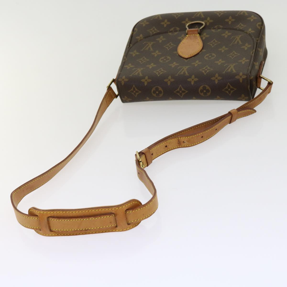 LOUIS VUITTON Monogram Saint Cloud GM Shoulder Bag M51242 LV Auth bs11251