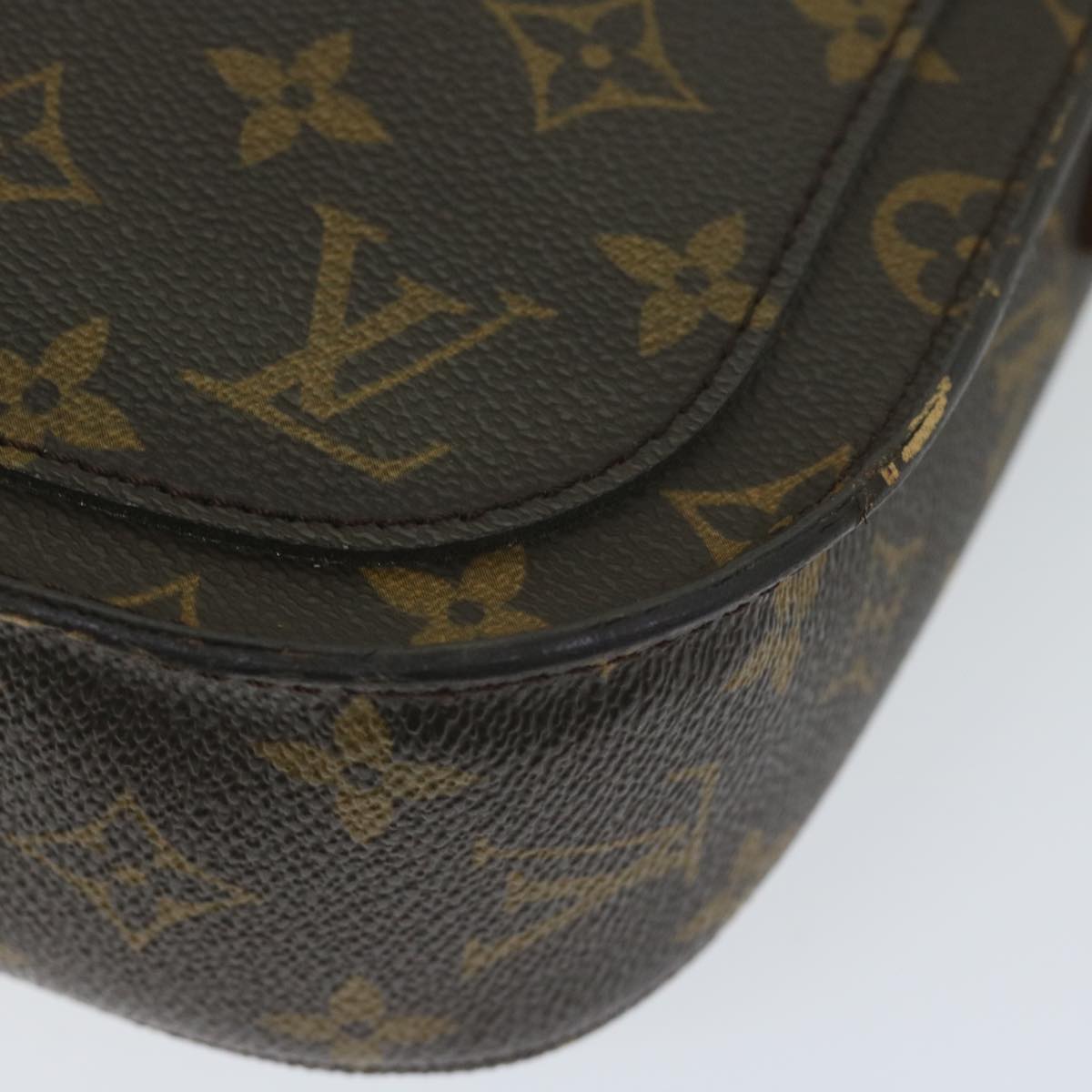 LOUIS VUITTON Monogram Saint Cloud GM Shoulder Bag M51242 LV Auth bs11271