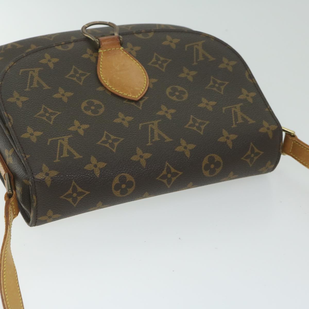 LOUIS VUITTON Monogram Saint Cloud GM Shoulder Bag M51242 LV Auth bs11271