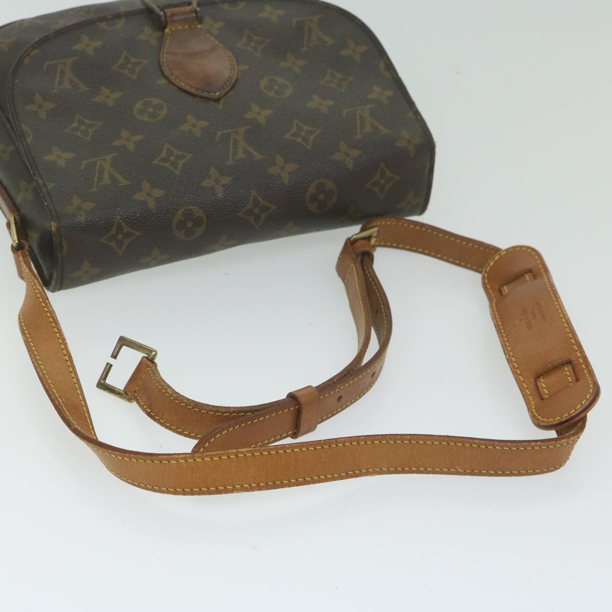 LOUIS VUITTON Monogram Saint Cloud GM Shoulder Bag M51242 LV Auth bs11273