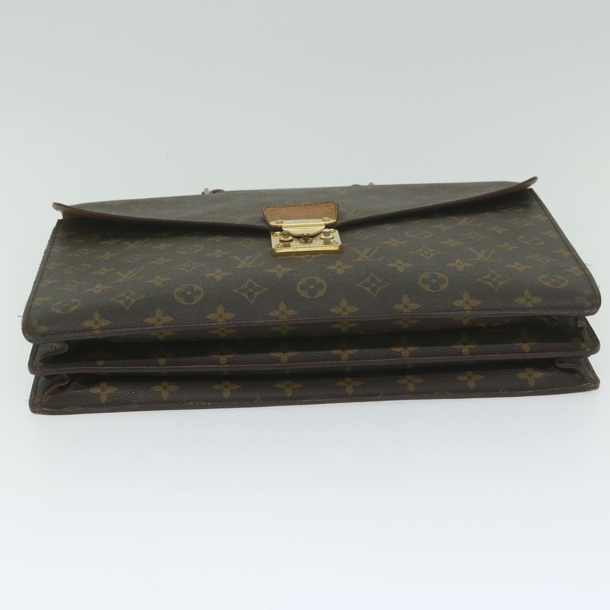 LOUIS VUITTON Monogram Serviette Conseiller Briefcase M53331 LV Auth bs11291