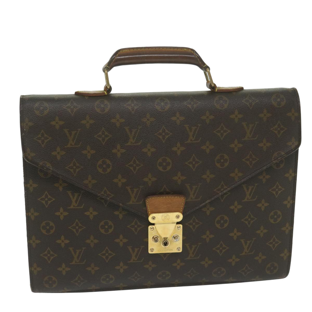 LOUIS VUITTON Monogram Serviette Conseiller Briefcase M53331 LV Auth bs11291