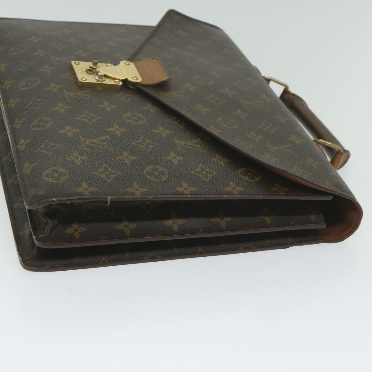 LOUIS VUITTON Monogram Serviette Conseiller Briefcase M53331 LV Auth bs11291