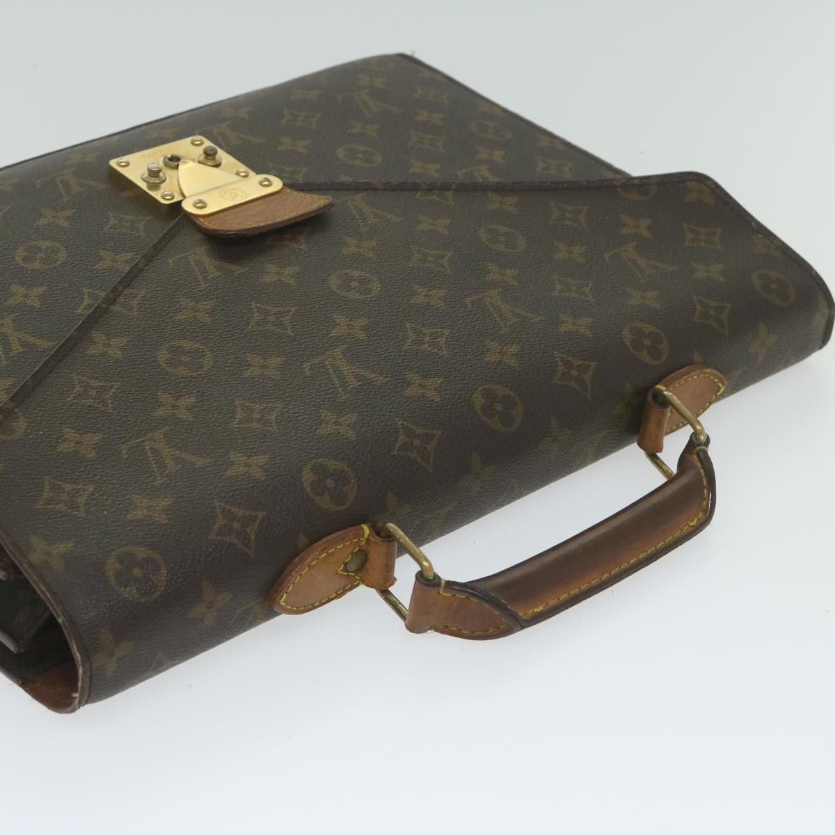 LOUIS VUITTON Monogram Serviette Conseiller Briefcase M53331 LV Auth bs11291