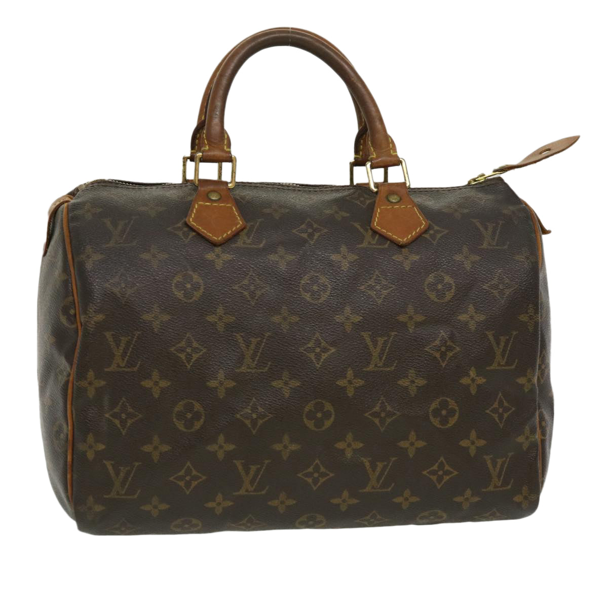 LOUIS VUITTON Monogram Speedy 30 Hand Bag M41526 LV Auth bs1131