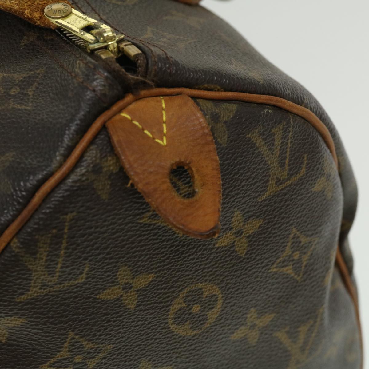 LOUIS VUITTON Monogram Speedy 30 Hand Bag M41526 LV Auth bs1131