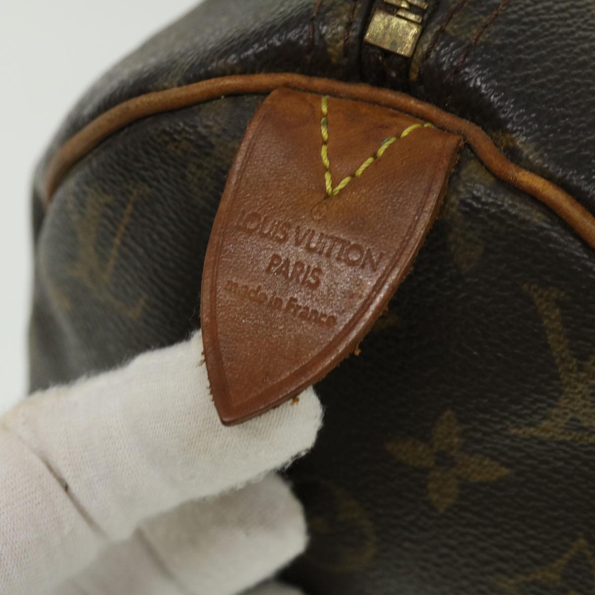 LOUIS VUITTON Monogram Speedy 30 Hand Bag M41526 LV Auth bs1131