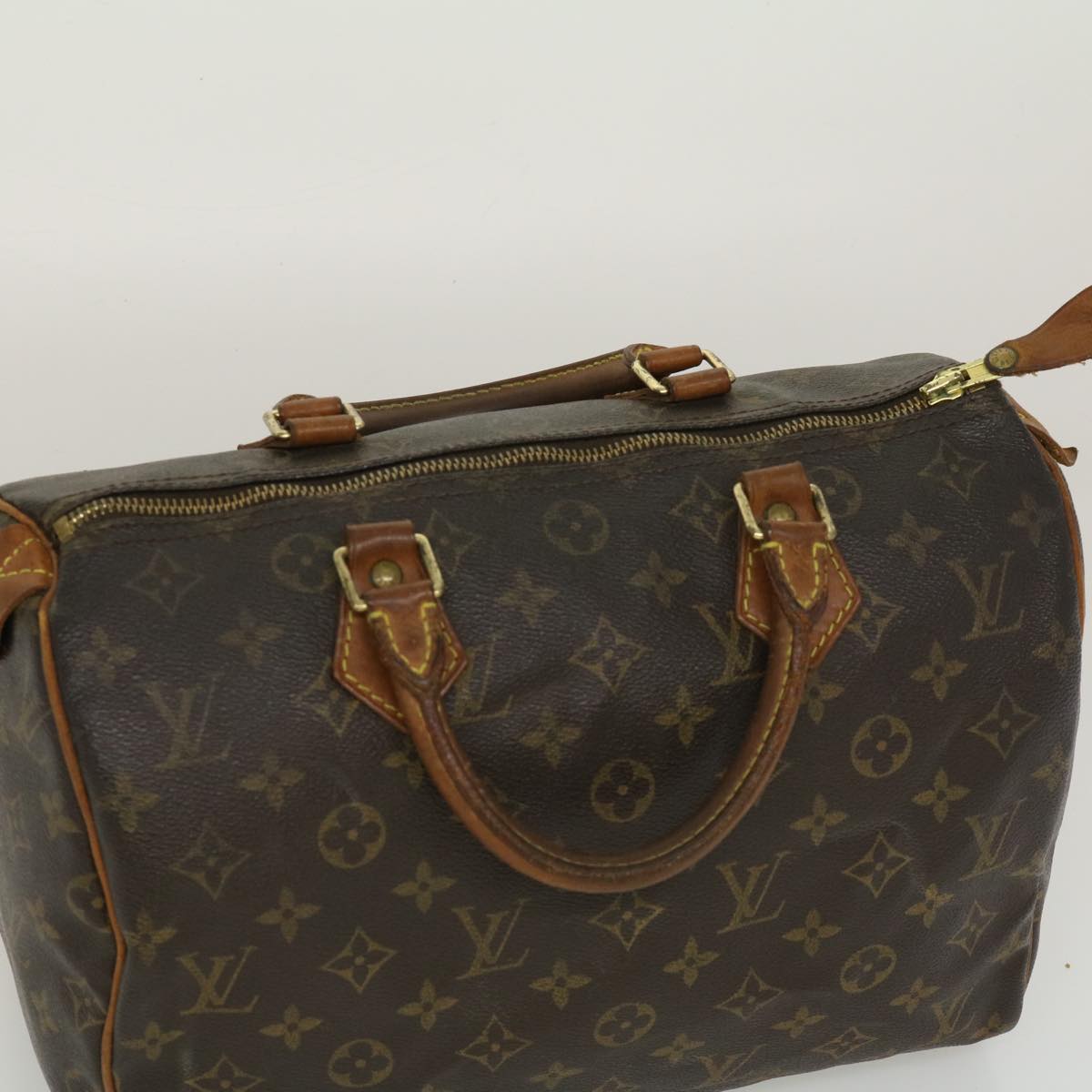 LOUIS VUITTON Monogram Speedy 30 Hand Bag M41526 LV Auth bs1131