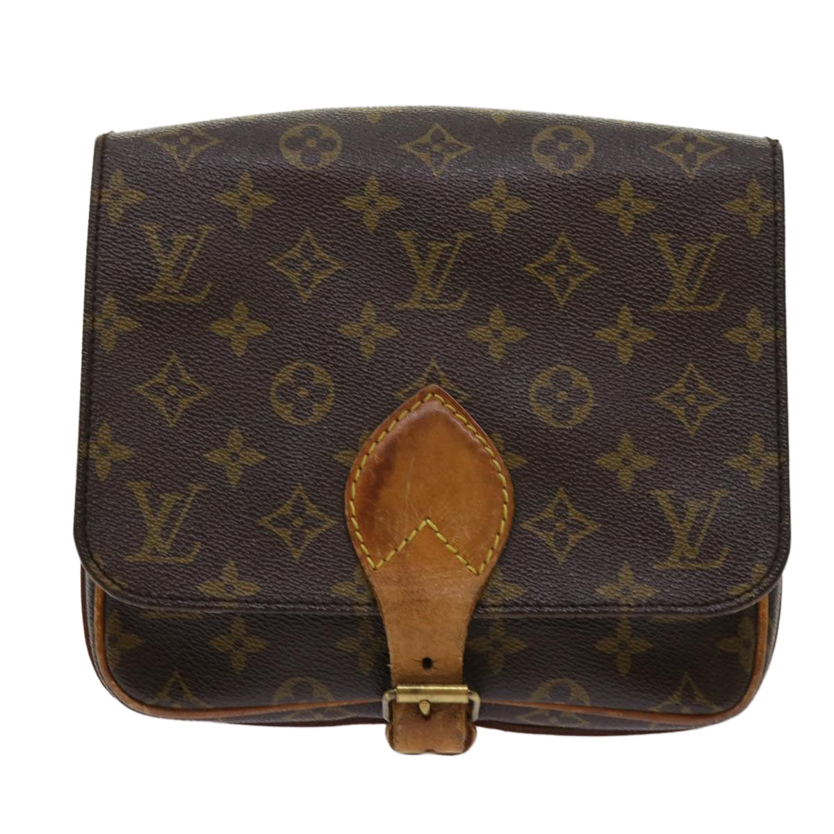 LOUIS VUITTON Monogram Cartouchiere MM Shoulder Bag M51253 LV Auth bs11340 - 0