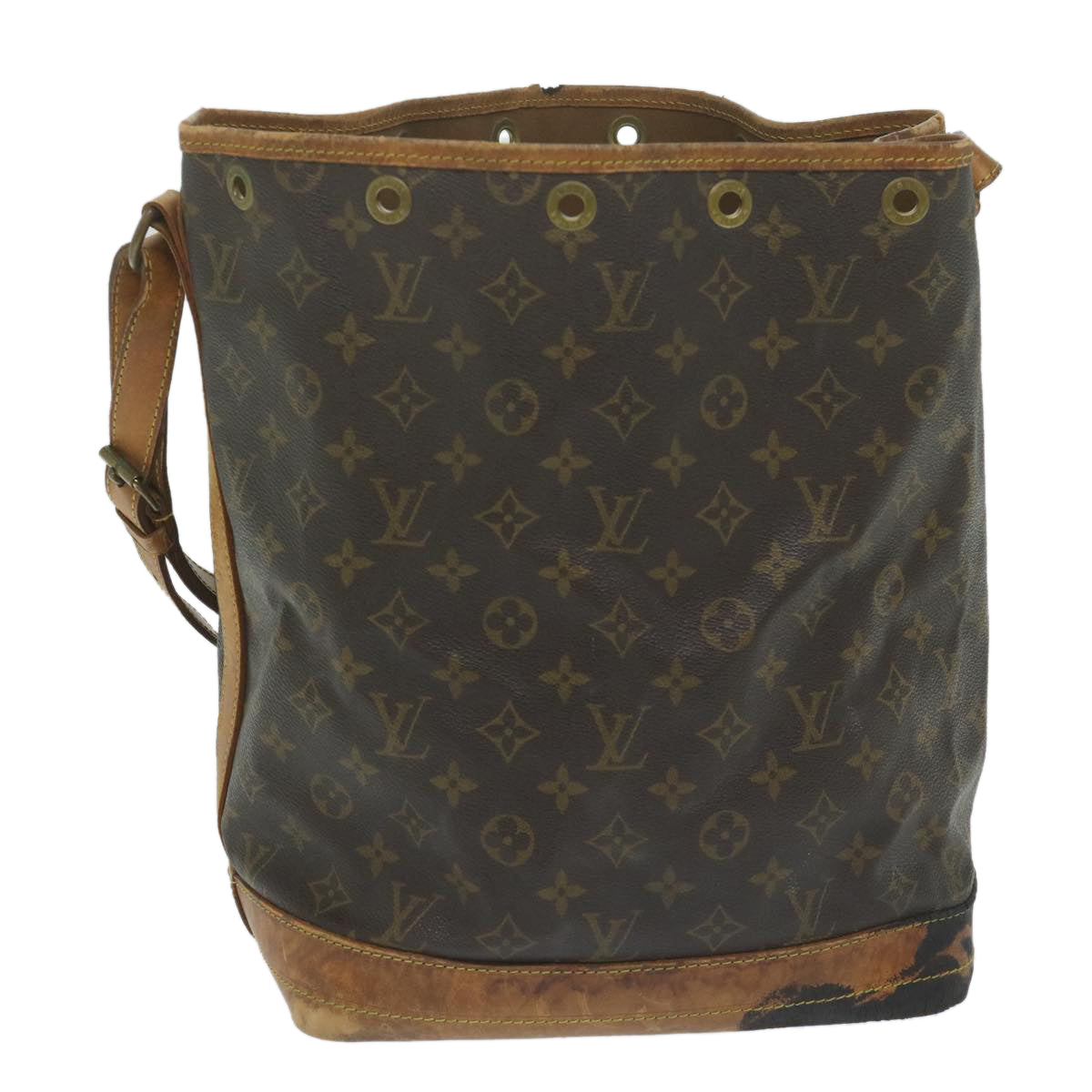 LOUIS VUITTON Monogram Noe Shoulder Bag M42224 LV Auth bs11345