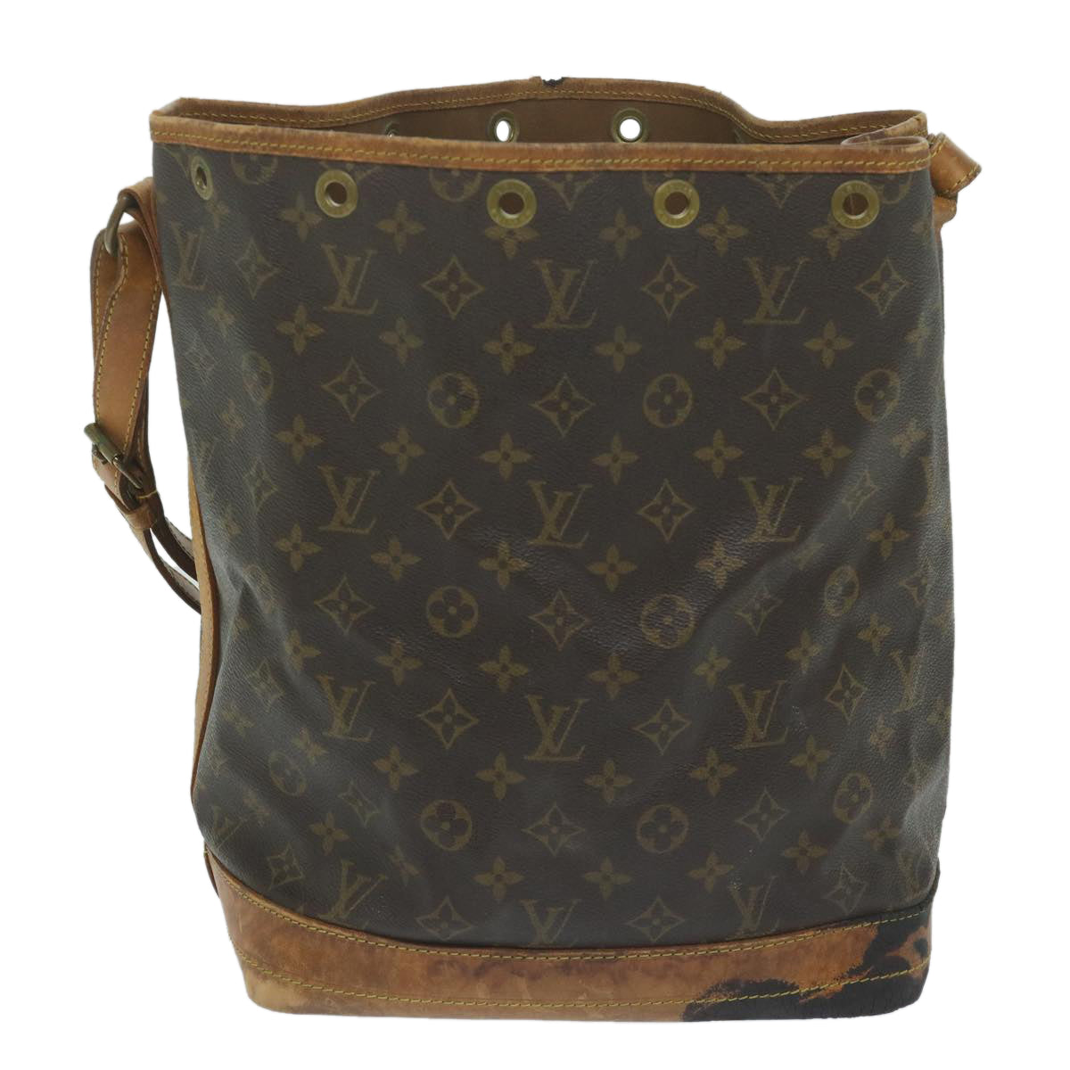 LOUIS VUITTON Monogram Noe Shoulder Bag M42224 LV Auth bs11345